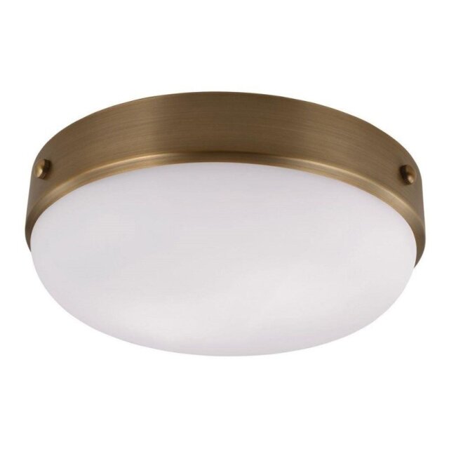 FE/CADENCE/F DAB Candence 2 Light Brass and Black Flush Ceiling Light