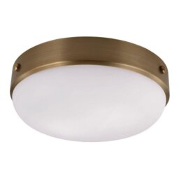 FE/CADENCE/F DAB Candence 2 Light Brass and Black Flush Ceiling Light