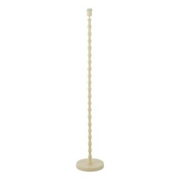 Dar Lighting Siyanda Floor Lamp Base Only In Cream Finish SIY4933
