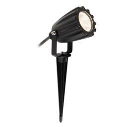 Firstlight 3857BK Marley LED Outdoor Wall And Spike Spotlight In Black IP65