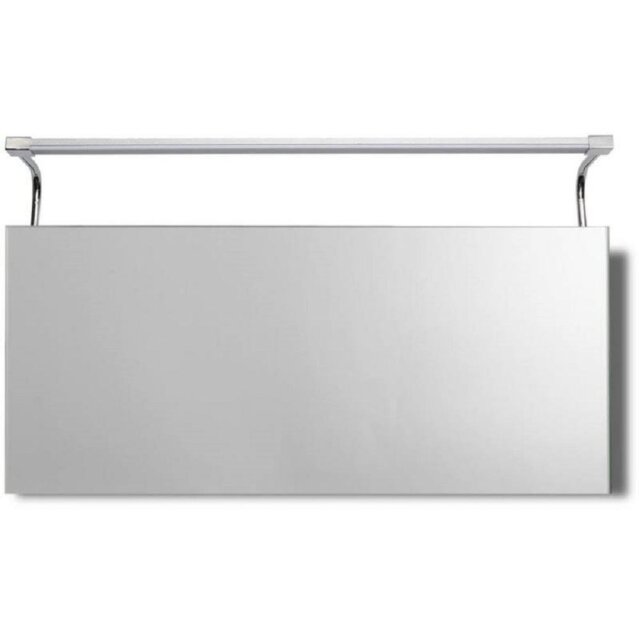 Mantra M5088 Sisley LED Straight Wall Light In Silver And Chrome