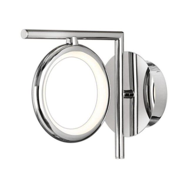 Mantra M6595 Olimpia CH 8 Watt Wall Light In Polished Chrome/Opal White