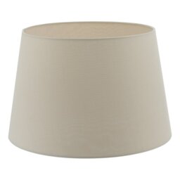 Dar CEZ1829 Cezanne Tapered 450MM Ecru Faux Silk Drum Shade