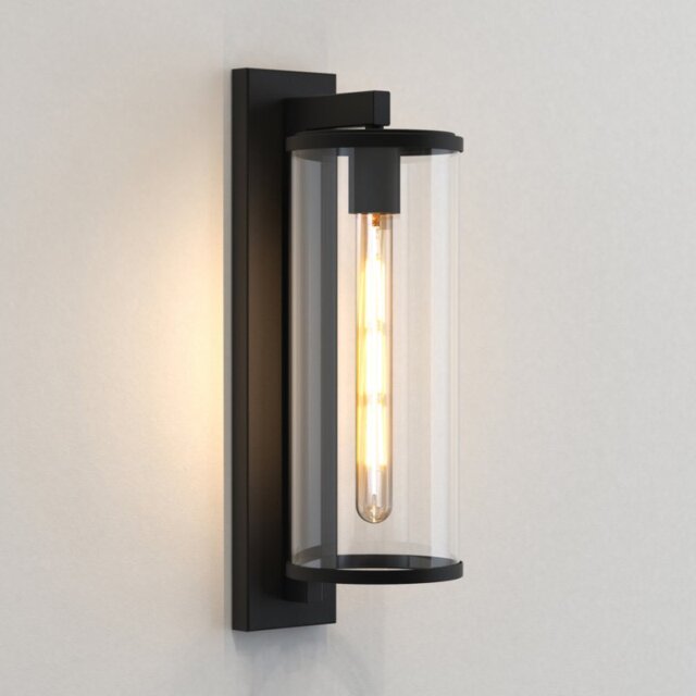 Astro 1413004 Pimlico 500 Outdoor Wall Light In Textured Black Finish IP23