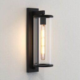 Astro 1413004 Pimlico 500 Outdoor Wall Light In Textured Black Finish IP23