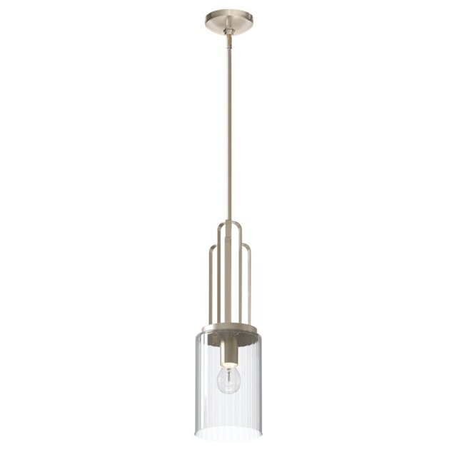 Quintiesse QN-KIMROSE-MP-PN Kimrose 1 Light Mini Ceiling Pendant Light In Polished Nickel