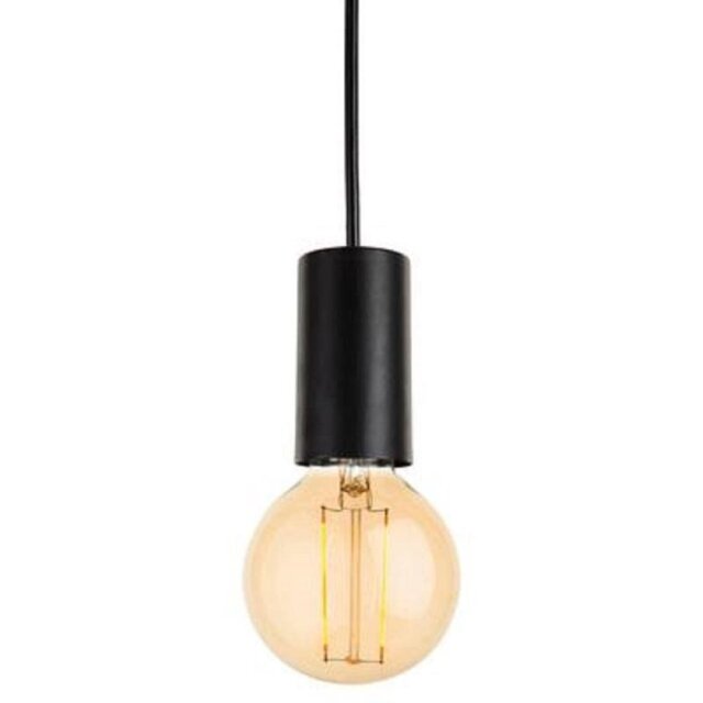 Firstlight 5927BK Berkeley 1 Light LED Ceiling Pendant Light In Black