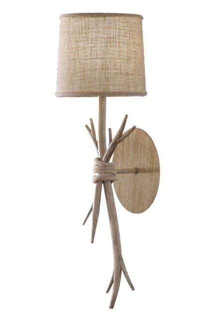 Mantra M6180 Sabina 1 Light Wall Light In Imitation Wood