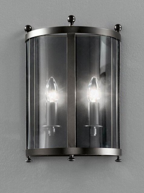 Franklite LA7001/2 Pultney2 Light Antique Bronze Wall Lantern