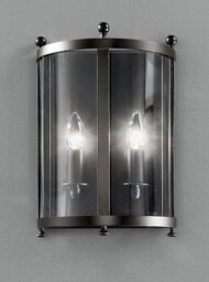 Franklite LA7001/2 Pultney2 Light Antique Bronze Wall Lantern