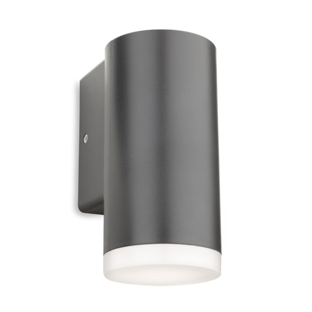 Firstlight 4159GP Kuga Outdoor LED Resin Round Single Wall Light In Graphite Finish IP65