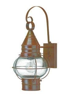 HK/CAPECOD/M Outdoor 1 Light Med Solid Bronze Wall Lantern