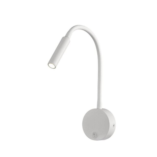 Mantra M6046 Boavista LED Tubular Wall Light In Matt White