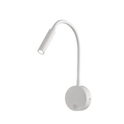 Mantra M6046 Boavista LED Tubular Wall Light In Matt White