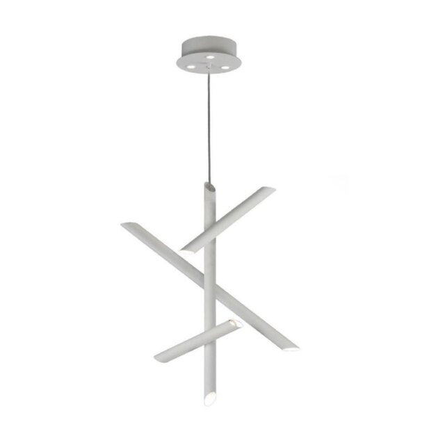 M5780 Take 7+3 Light LED Pendant Light In White
