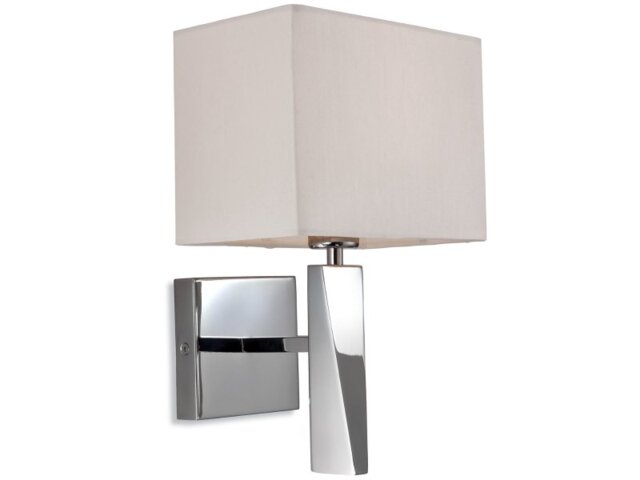 Firstlight 8225PST Mansion 1 Light Wall Light With Cream Shade