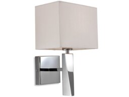 Firstlight 8225PST Mansion 1 Light Wall Light With Cream Shade