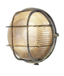 David Hunt Lighting ADM5075 Admiral Antique Brass Outdoor Wall Light IP64