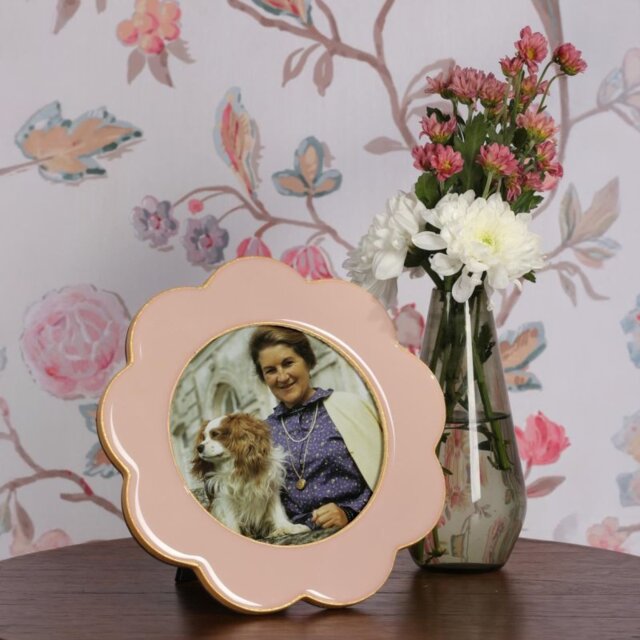"Laura Ashley Cordwell Photo Frame In Pink Finish 5"" x 5"" LA3756760-Q"