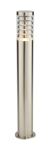 Saxby 13923 Tango 1 Light Exterior Brushed Steel Bollard