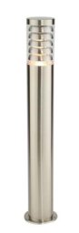Saxby 13923 Tango 1 Light Exterior Brushed Steel Bollard