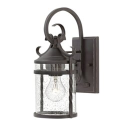 Elstead HK-CASA-S Casa Single Outdoor Wall Lantern In Olde Black IP44
