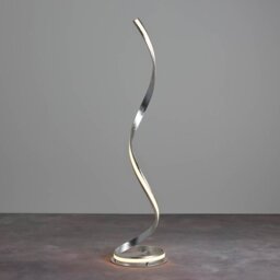 Endon 95843 Aria LED Floor Lamp In Silver Leaf Finish
