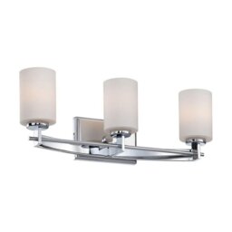 QZ/TAYLOR3 BATH Taylor 3 Light Above Mirror Light In Polished Chrome