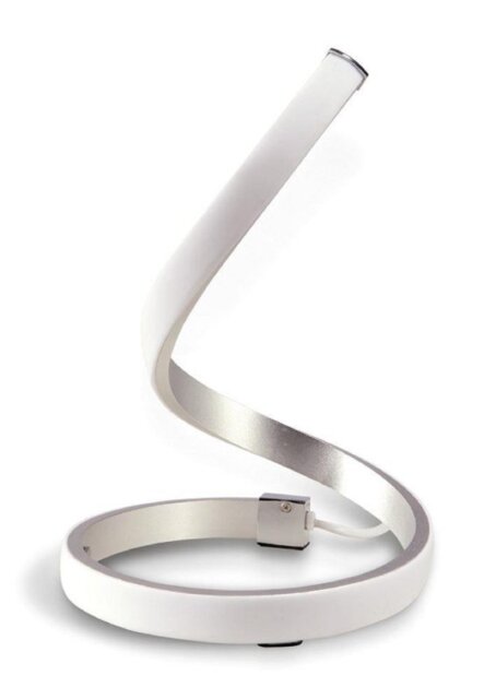 M4986 Nur LED Table Lamp In Silver And Chrome