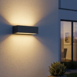 Firstlight 6829GP Maya LED 2 Light Wall Light In Graphite Finish