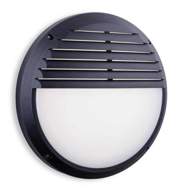 Firstlight 2834BK Luca LED Outdoor Resin Wall Light In Black IP65