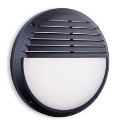 Firstlight 2834BK Luca LED Outdoor Resin Wall Light In Black IP65