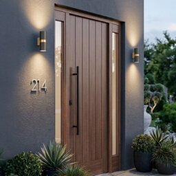 Firstlight 6821BK Hampton Outdoor Wall Light In Black Finish IP54