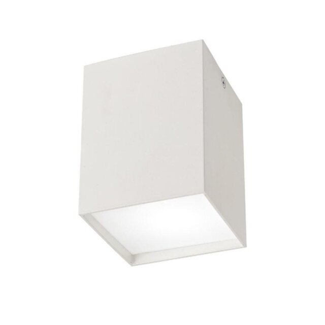 Mantra M5633 Kailua 1 Light Ceiling Light In Matt And Opal White - Length: 90mm
