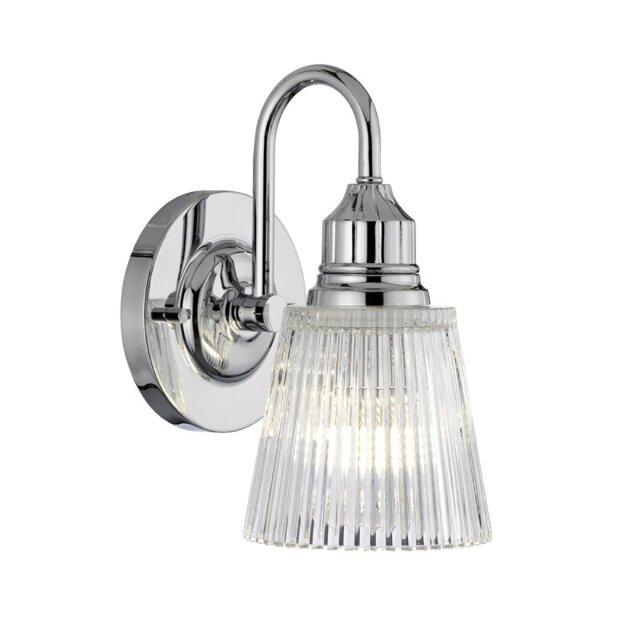 Quintiesse QN-ADDISON1-BATH Addison 1 Light Wall Light In Polished Chrome