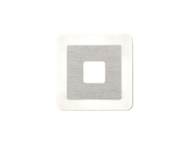 Mantra M5124 Sol LED Square Wall Light In Aluminium