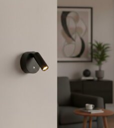 Firstlight 6850BK Rechargeable LED Spotlight In Black Finish