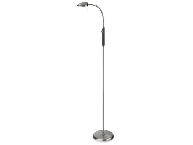 Firstlight 4927BS Milan LED One Light Floor Light In Brushed Steel