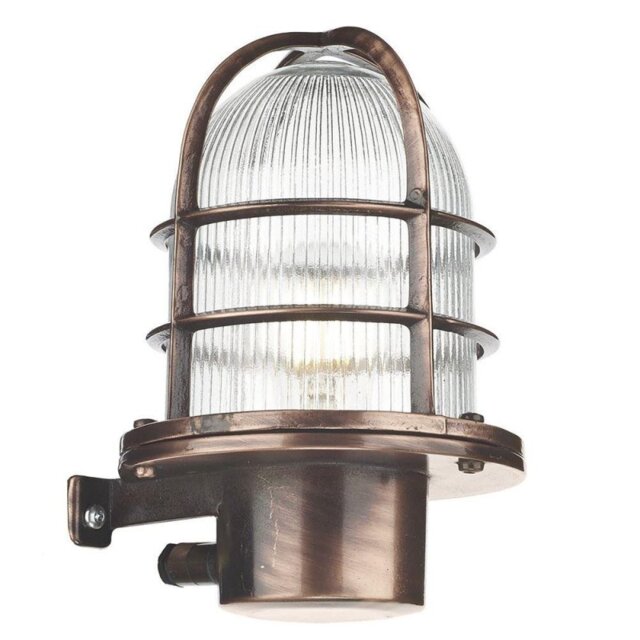 David Hunt Lighting PIE1664 Pier 1 Light Wall Light In Antique Copper