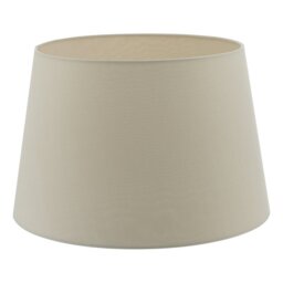Dar CEZ1629 Cezanne Tapered 400MM Ecru Faux Silk Drum Shade