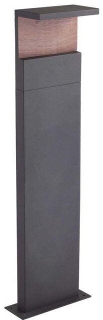 Mantra M6773 Ruka Outdoor 13 Watt LED Large Floor Light In Anthracite And Walnut - H: 1000mm