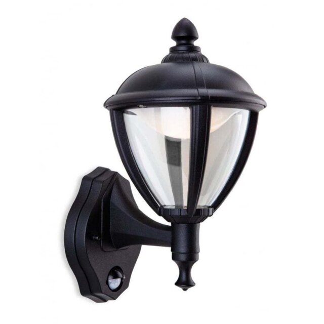 Firstlight 5941BK Unite LED 1 Light Wall Lantern In Black Aluminium