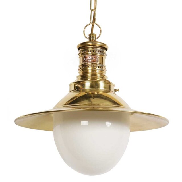 437 Victoria 1 Light Exterior Pendant with Shade - product_finish:Antique-shades:OPAL GLASS