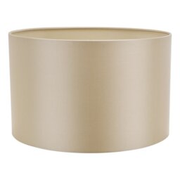 Dar Lighting Lyris Taupe Cotton Drum Shade 40cm