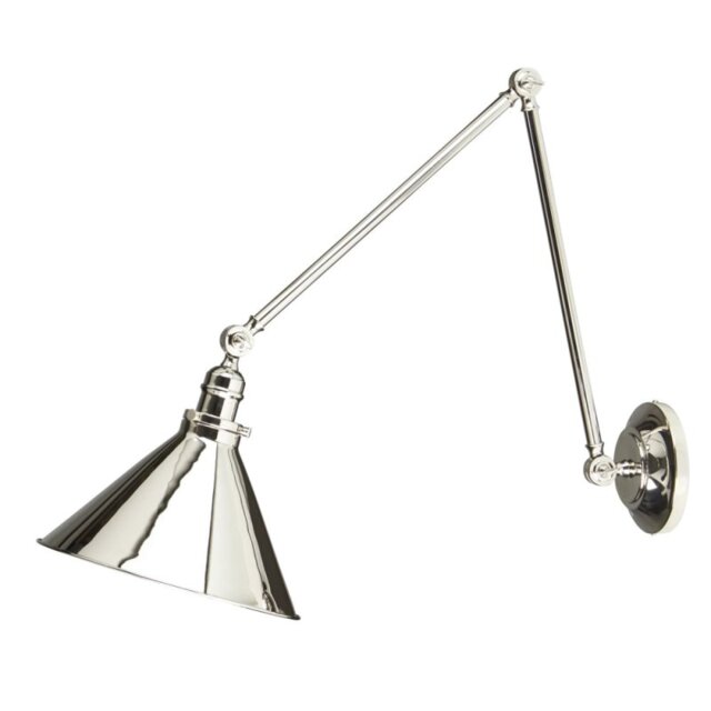 PV/GWP PN Provence Grande Wall/Pendant Light In Polished Nickel