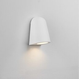 Astro 1317012 Single Mast Outdoor Wall Light In Textured White Finish IP65