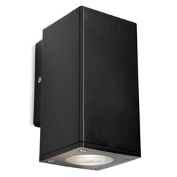 Firstlight 4165BK Ranger Outdoor Resin Rectangular Single Wall Light In Black Finish IP65
