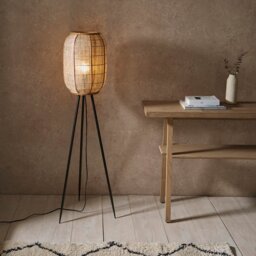 Endon 101687 Zaire Floor Lamp With Seagrass Shade