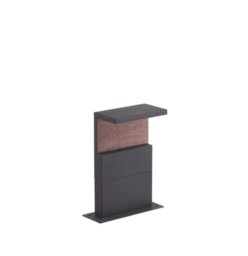 Mantra M6771 Ruka Outdoor 13 Watt LED Post Light In Anthracite And Walnut