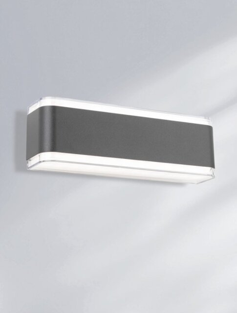 Firstlight 4136GP Capri Outdoor LED Wall Light In Graphite Finish IP65
